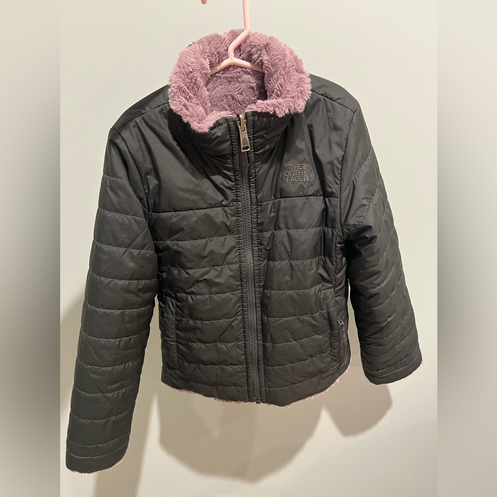 The North Face Reversible Mossbud Jacket - Grey/Purple 6